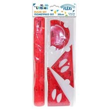 Γεωμετρικό Σετ 4τεμ. The Littlies 30cm Flex 000646131  Χάρακες