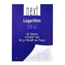 Μπλοκ Α4 Next Λογαριθμικό 40φ.1136  Σημειωματάρια
