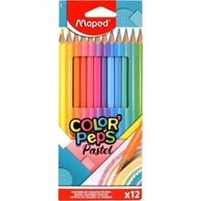 Ξυλομπογιές Maped Color Peps Pastel 12τμ. 832069  Ξυλομπογιές