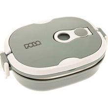Thermobowl Polo 800ml Με Τρύπα Αερισμού Και Λαβή γκρι χρώμα  Σετ Φαγητού