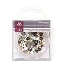 Χάντρες Artoz 3mm 100τεμ.137604-05 Λευκές/Μαύρες/Ασημί  Υλικά Κατασκευών & DIY