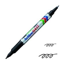 Μαρκαδόρος Artline EK-041T Ανεξίτηλος Διπλός 0,4-1,0mm Μαύρο  Μαρκαδόροι