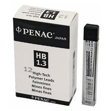 Ανταλλακτικές Μύτες Penac 1.3mm HB 6τμχ  Μολύβια