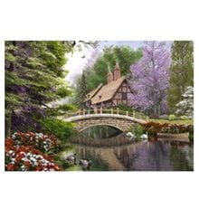 Παζλ Castorland 1000τμχ. River Cottage 68Χ47cm C-102365-2  Παζλ Ενηλίκων