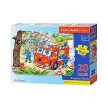 Παζλ Castorland 20 Maxi Fire Brigade 59x40 C-02146  Παζλ Παιδικά