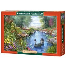 Παζλ Castorland 1500τεμ. Black Swans 68χ47cm C-151042-2  Παζλ Ενηλίκων