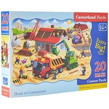 Παζλ Castorland 20 Maxi House of Construction 59x40 C-02412-1  Παζλ Παιδικά