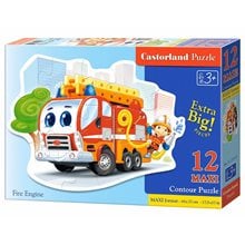 Παζλ Castorland 12 Maxi Fire Engine 47x33cm B-120109  Παζλ Παιδικά