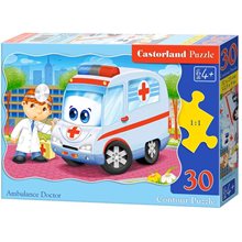 Παζλ Castorland 30 Τμχ. Ambulance Doctor 32x23cm B-03471-1  Παζλ Παιδικά