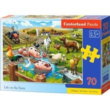 Παζλ Castorland 70τμχ Life On The Farm  Παζλ Παιδικά
