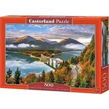 Παζλ Castorland 500 τμχ Sunrise Over Sylvenstein Lake Germany 47x33 B-53353  Παζλ Ενηλίκων