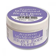 Stamperia 150ml Λευκή Ανάγλυφη Πάστα Heavy Body  Βερνίκια - Mediums