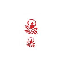 Craftistico Stencil A4 21X29,7 Cm Χριστουγεννιάτικο Κερί  Stencils