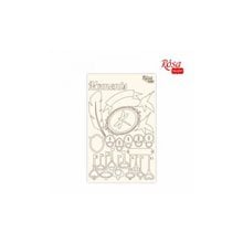 Διακοσμητικά Ξύλινα Rosa 12,8x20cm Floral Poem  Υλικά Κατασκευών & DIY