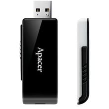 FLASH DRIVE APACER USB3.1 64GB AH350 BLACK AP64GAH350B-1  Usb Sticks