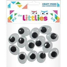 Ματάκια Κινούμενα 20x15mm 14τεμ. The Littlies  Υλικά Κατασκευών & DIY