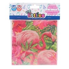 Χαρτοπετσέτες The Littlies Flamingo 33x33 20τμχ 646616  Τραπεζομάντηλα-Χαρτοπετσέτες