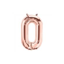 Μπαλόνι Αριθμός 0 Μεταλλιζέ Χρώμα Rosegold 1 Τμχ  Μπαλόνια