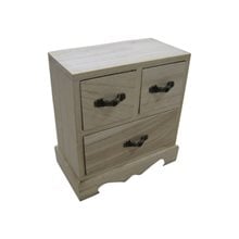 Ξύλινη Συρταριέρα Για Ντεκουπάζ 15χ16.5χ7.5cm 20601250  Αντικείμενα Διακόσμησης