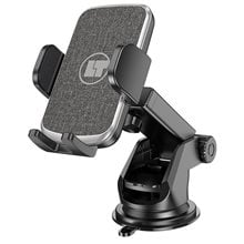 Lamtech Telescopic Suction Cup Car Phone Holder Black  Βάσεις Στήριξης