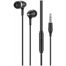 Lamtech Fashionable 3,5mm Earphones With Mic Black  Handsfree