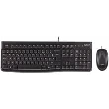 Logitech MK120 Desktop Combo GR (Black, Wired) (LOGMK120)  Πληκτρολόγια