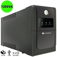 LAMTECH UPS WITH AVR 1200V ,CPU 2x12V7AH,PLASTIC,USB,4 SCHUKO SOCKET  Πολύμπριζα - UPS