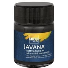 Kreul 50ml Javana Σκουρόχρωμο Ύφασμα Black  Χρώματα για Υφάσματα