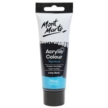 Ακρυλικό Mont Marte 75ml Studio Acrylic 32 Lamp Black  Ακρυλικά Χρώματα Ζωγραφικής