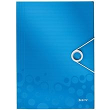 Ντοσιέ A4 Leitz PP Με Λάστιχο Blue 4599-00-36  Ντοσιέ