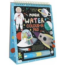 Magic Water Easel And Pen Floss And Rock Space 43P6392  Βιβλιοπαιχνίδια