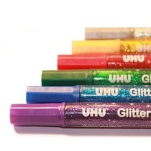 Χρυσοκόλλα Uhu Glitter Glue 15gr  Κόλλες Χειροτεχνίας