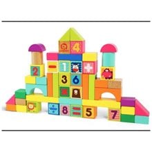 TopBright 50pcs Animal Blocks  Ξύλινα Παιχνίδια