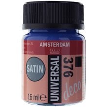 ΧΡΩΜΑ AMSTERDAM UNIVERSAL SATIN 16ML 376 PURPLE  Ακρυλικά Χρώματα Ζωγραφικής