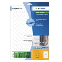 Ετικέτα Herma Στρογγυλή 20mm 25φ. No4386  Αυτοκόλλητες Ετικέτες