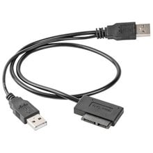 CABLEXPERT EXTERNAL USB TO SATA ADAPTER FOR SLIM SATA SSD, DVD  Καλώδια - Adaptors