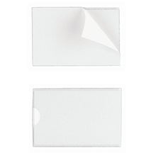 Θήκη Αυτοκόλλητη Διαφανής Durable 57χ90 10τμχ 8079  Θήκες CD-DVD