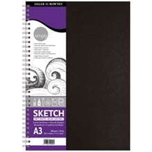 Μπλοκ Simply Wirebd Skch BK A3 54sh. 482254300  Μπλοκ - Χαρτιά Ζωγραφικής & Σχεδίου