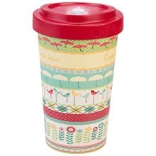Κούπα Bamboo Fiber 500ml Carpe Diem Red  Κούπες