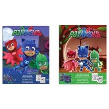Βιβλίο Ζωγραφικής 20x25cm PJ Masks με Αυτοκόλλητα 484038  Ζωγραφιές Απλές