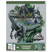 Βιβλίο Ζωγραφικής 20x25cm Jurassic με Αυτοκόλλητα 570762  Ζωγραφιές Απλές