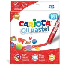 Λαδοπαστέλ Carioca σετ 24τμχ.  Λαδοπαστέλ
