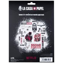 Σετ Tech Stickers Gadget Decals La Casa de Papel 32τμχ GDGE001  sticker - Albums