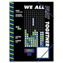 Ντοσιέ με Λάστιχο Χάρτινο 25χ35 Tetris 504056  Ντοσιέ