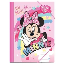 Ντοσιέ με Λάστιχο Χάρτινο 25χ35 Minnie 563167  Ντοσιέ