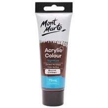 Ακρυλικό Mont Marte 75ml Studio Acrylic 27 Burnt Umber  Ακρυλικά Χρώματα Ζωγραφικής