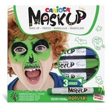 Χρώματα Προσώπου Carioca Mask Up Monster 3τεμ.  Χρώματα Προσώπου