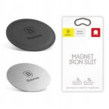 Baseus Car Mount Magnet Iron Suit for cases Silver  (ACDR-A0S) (BASACDR-A0S)  Βάσεις Στήριξης