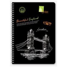 Τετράδιο Σπιράλ Lastva Σκληρό Εξώφυλλο Α4 80φ. Metropolis Collection 3117  Τετράδια Σπιράλ
