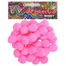 Pompons Describo 25mm Σετ 50τεμ. Ρόζ  Υλικά Κατασκευών & DIY